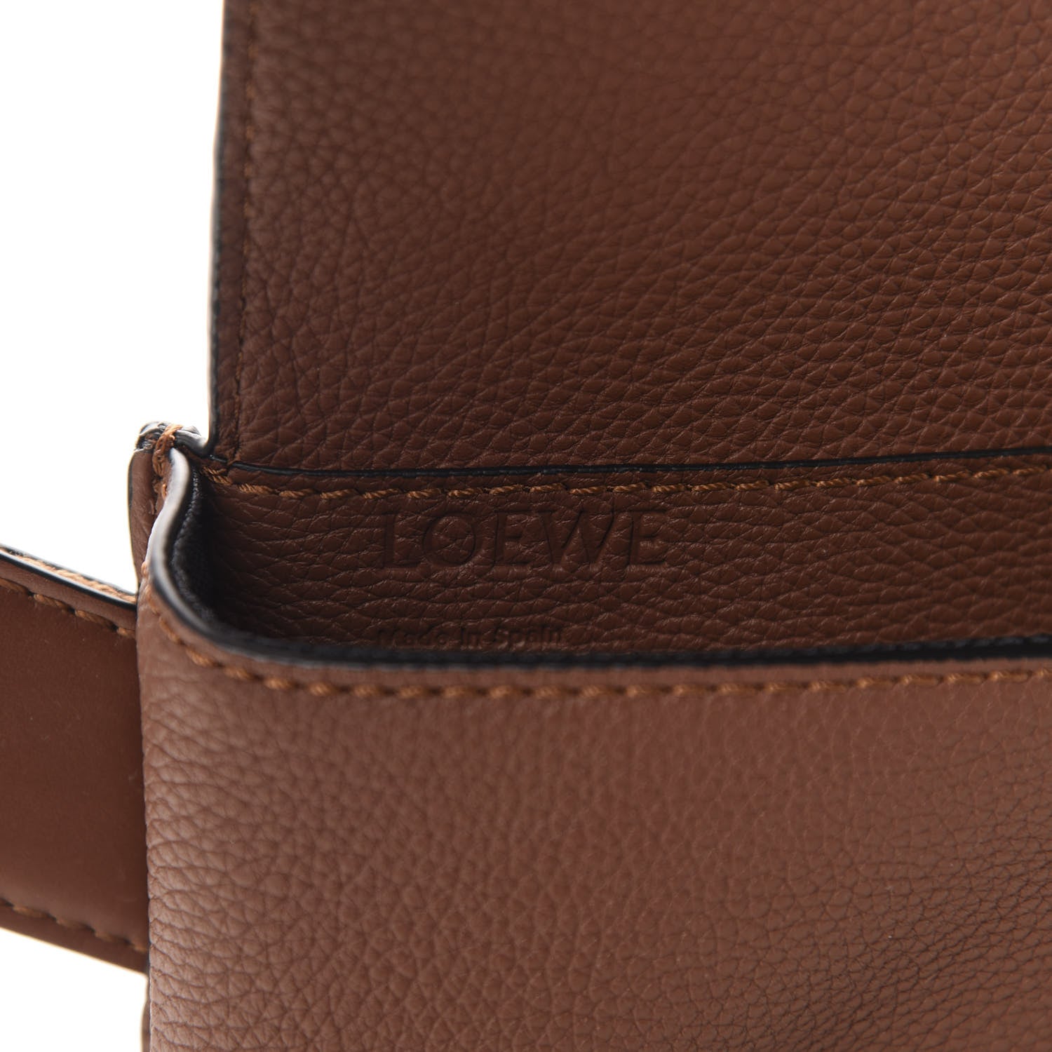 Loewe Grained Calfskin Military Bumbag Cognac 8 of 9