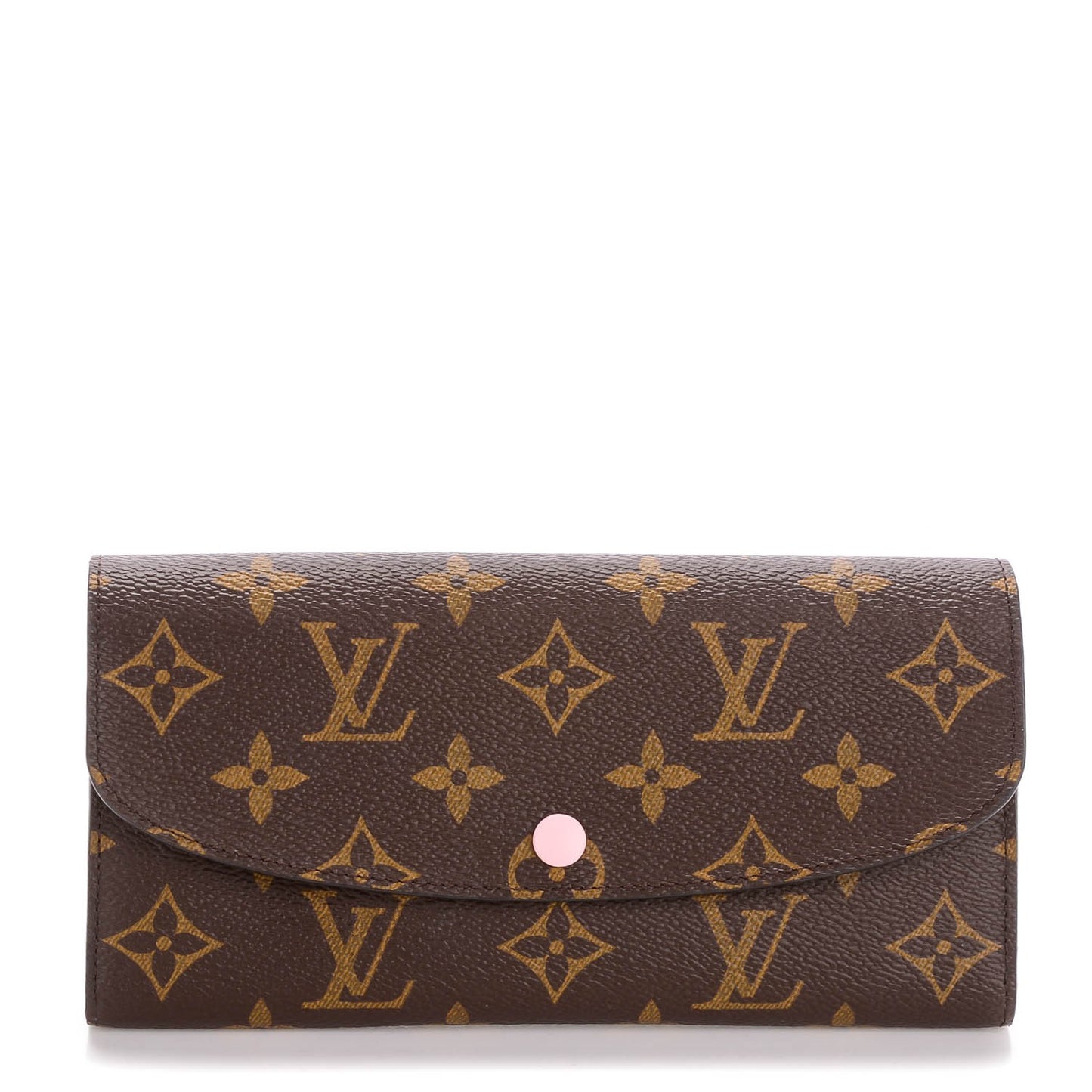Monogram Emilie Wallet Rose Ballerine