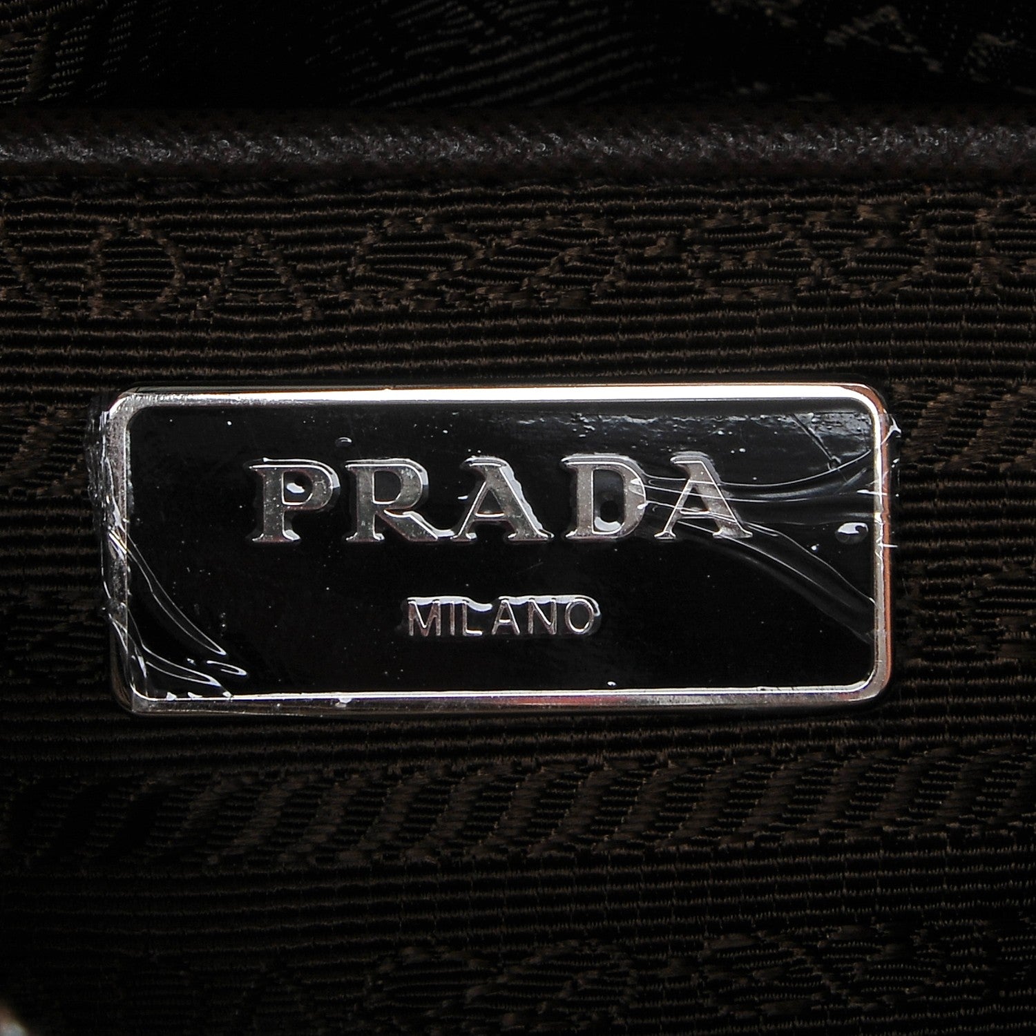 Prada Tessuto Nylon Small Flat Messenger Bag Corinto 6 of 6