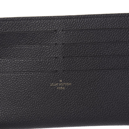 Louis Vuitton Calfskin Felicie Chain Wallet Card Holder Insert Black 6 of 6