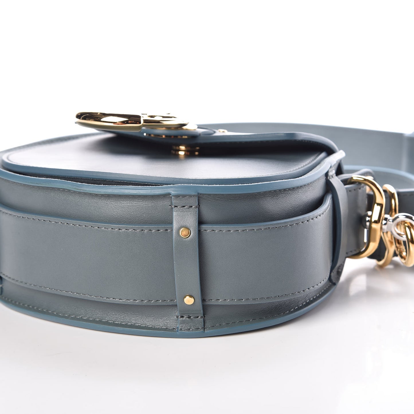 Calfskin Small Tess Bag Cloudy Blue