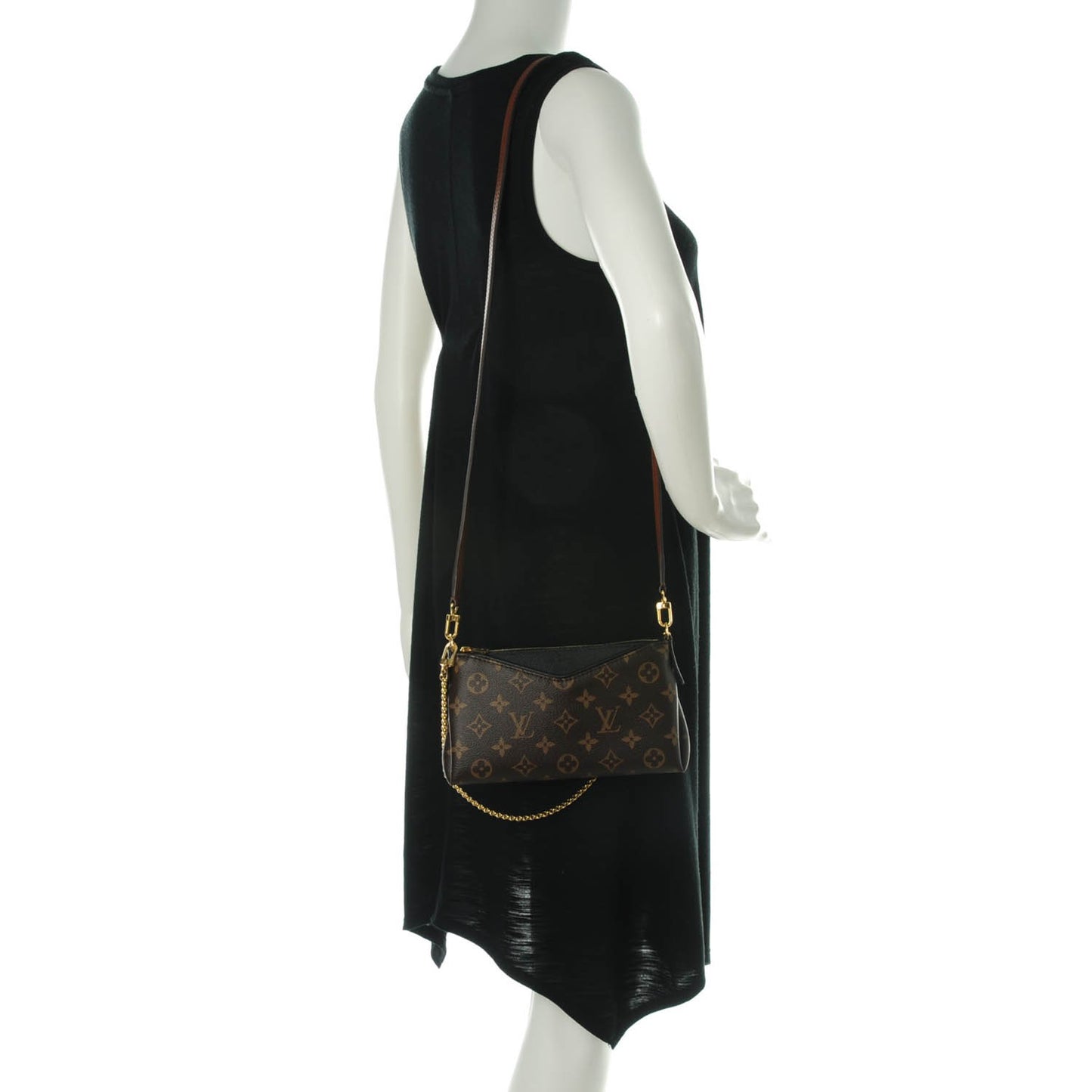Monogram Pallas Clutch Black