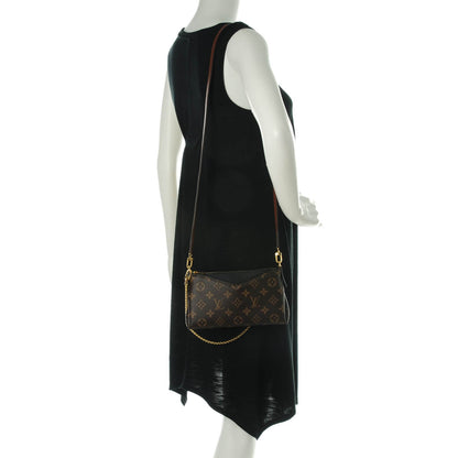 Louis Vuitton Monogram Pallas Clutch Black 2 of 8