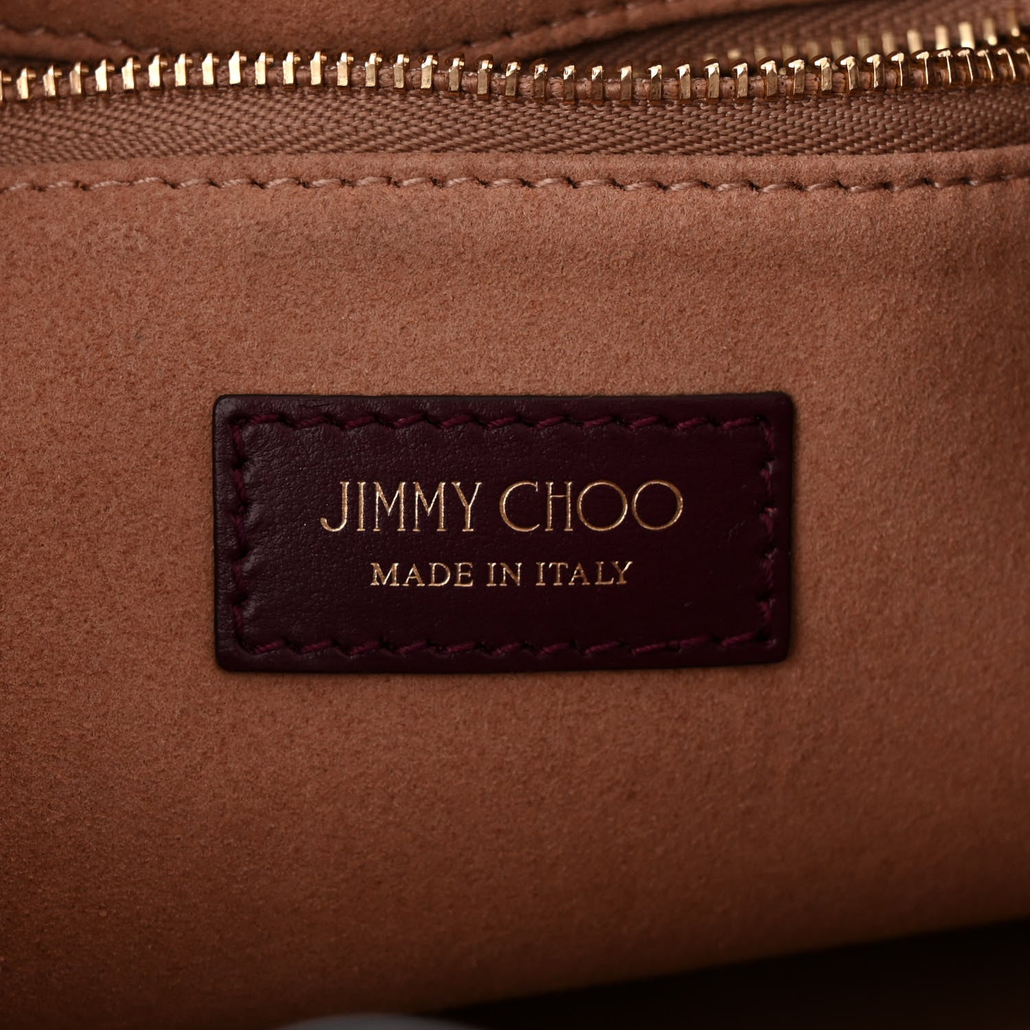Jimmy Choo Calfskin Bon Bon Bucket Bag Burgundy 6 of 11