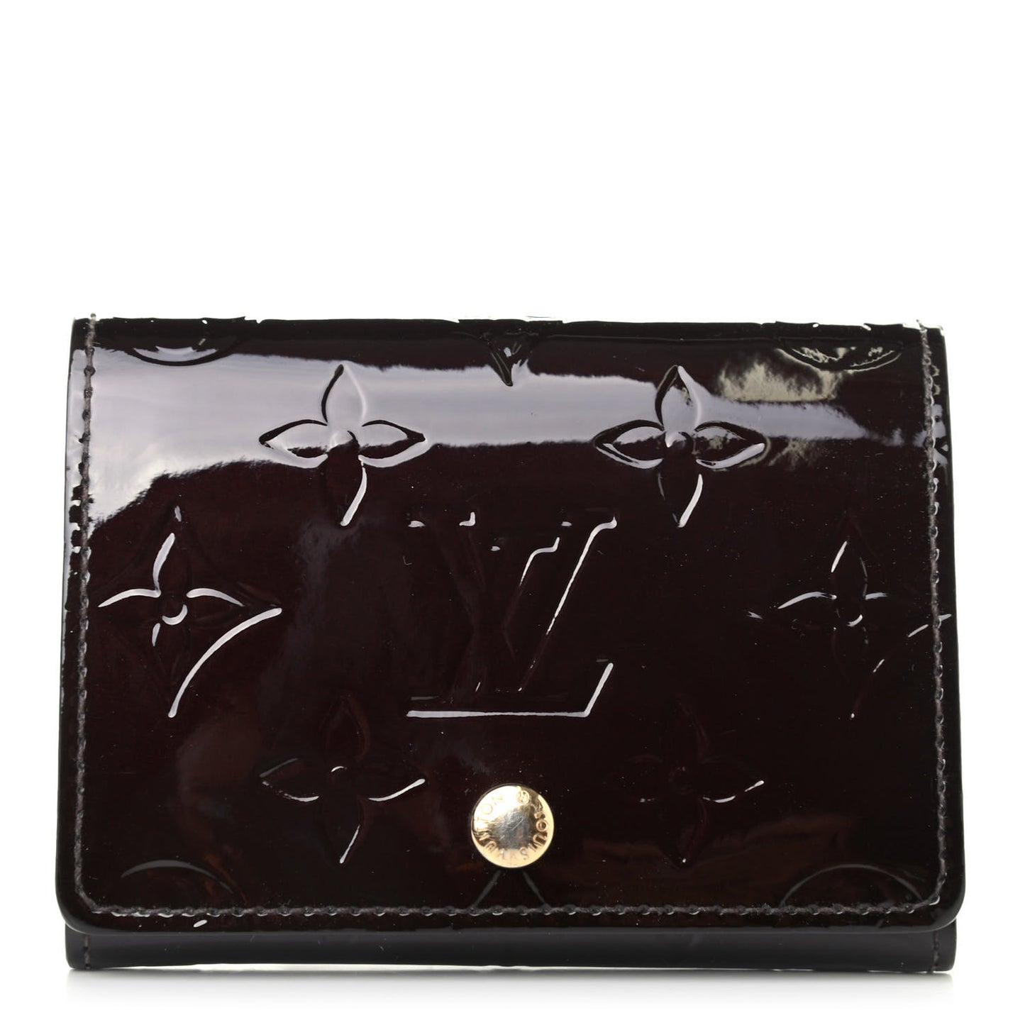 Vernis Business Card Holder Amarante