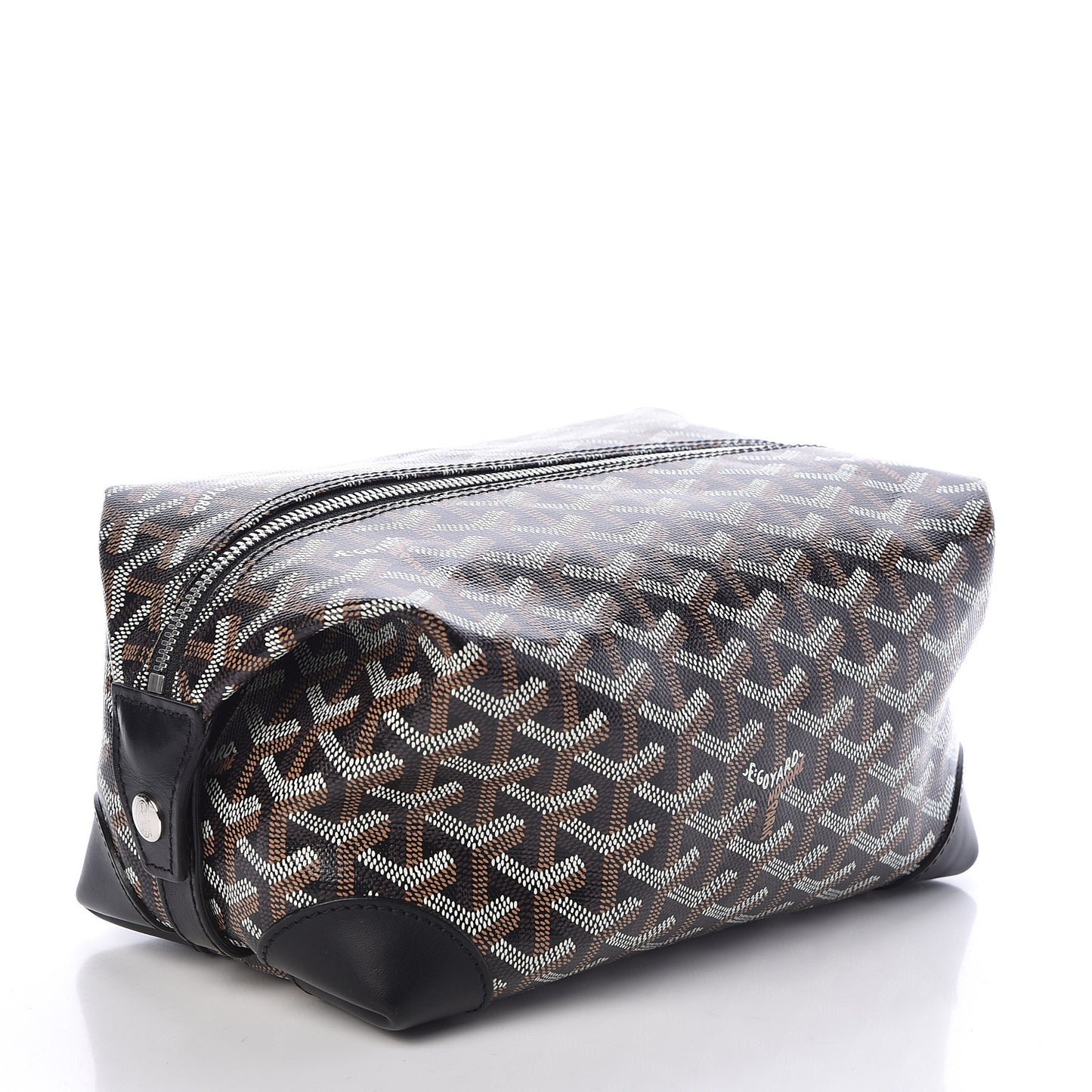Goyardine Boeing 25 Trousse de Toilette Black