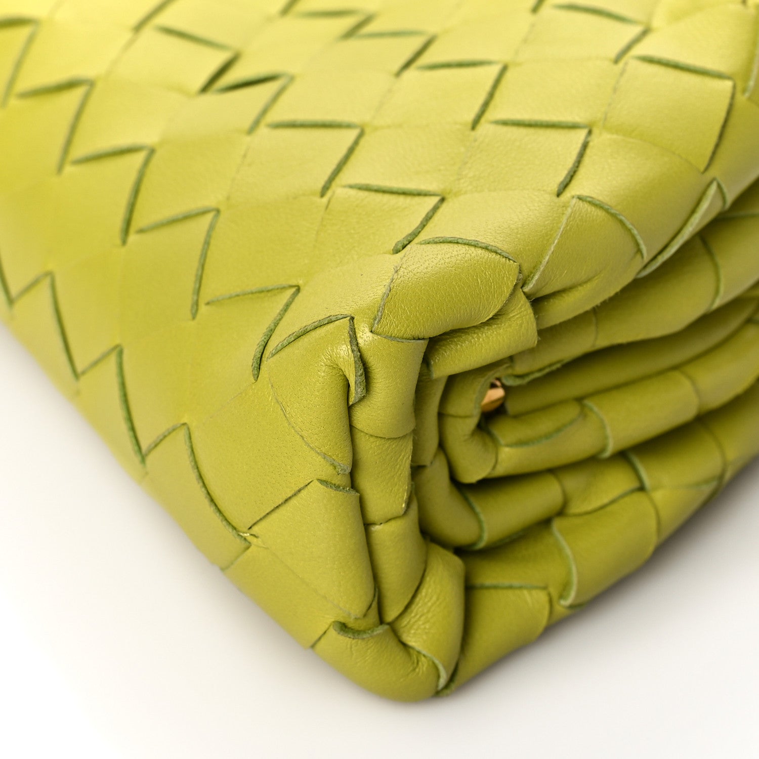 Bottega Veneta Nappa Intrecciato The Mini Pouch Kiwi 11 of 11
