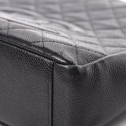 Chanel Caviar Quilted Petit Shopping Tote PST Black 18 of 20