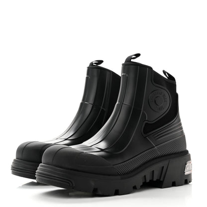 Christian Dior Neoprene Rubber Dior Genesis 30mm Ankle Boots 40 Black 3 of 8
