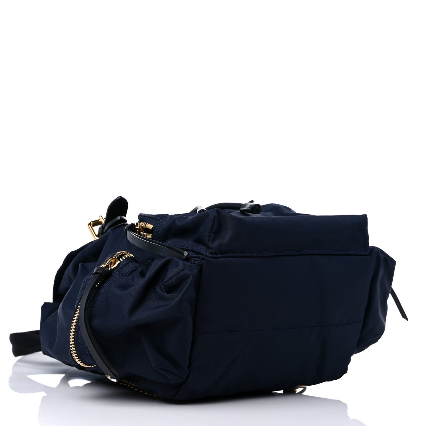 Nylon Medium Rucksack Backpack Ink Blue