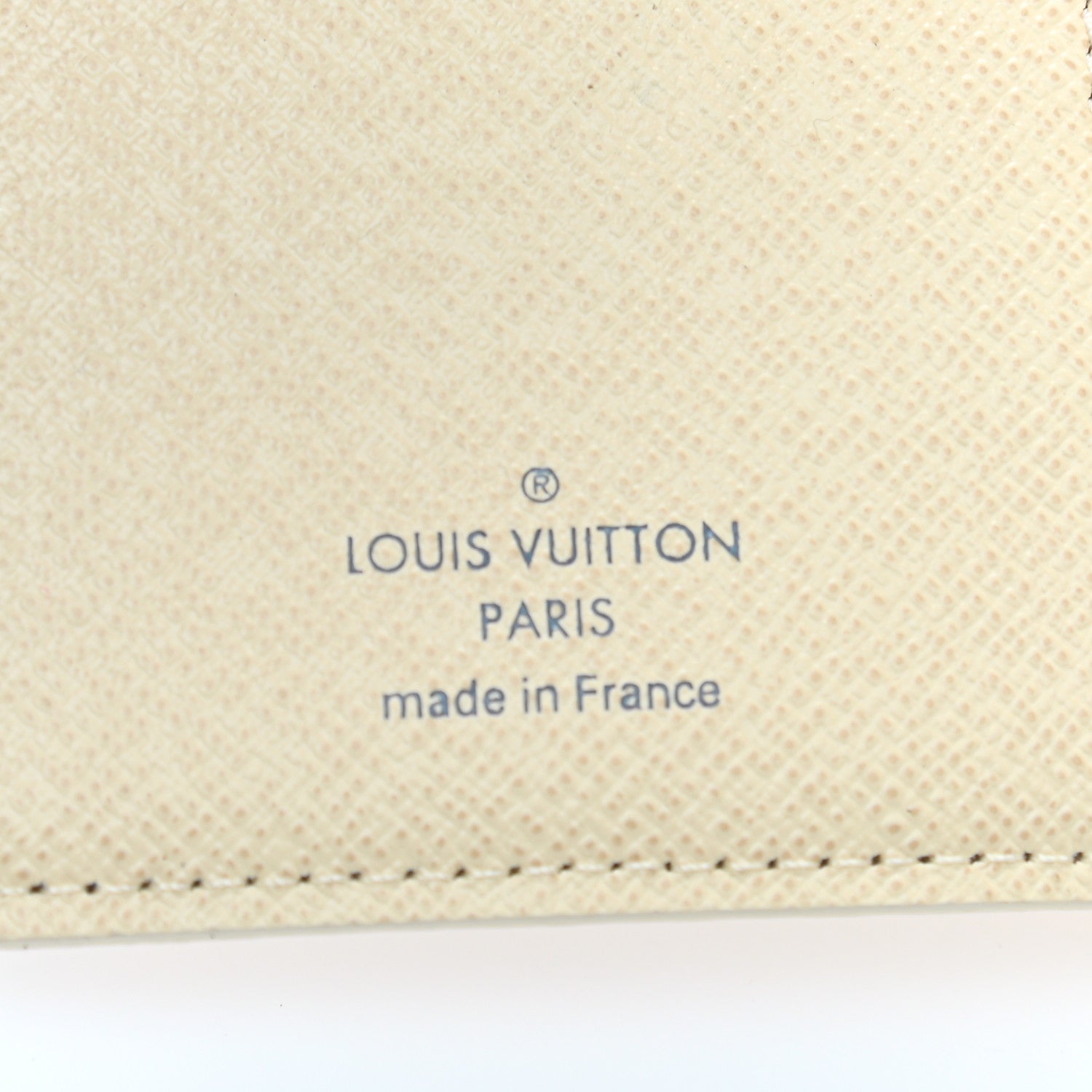 Louis Vuitton Damier Azur Small Ring Agenda Cover 6 of 6