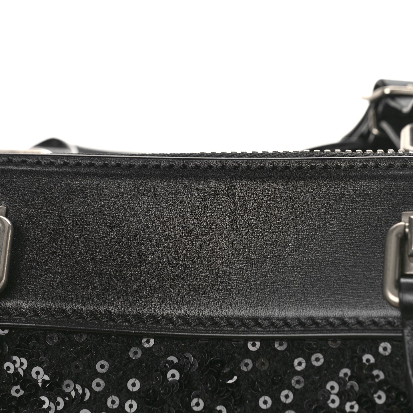 Sequin Monogram Sunshine Express Speedy Black