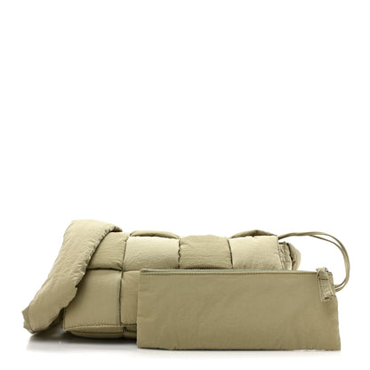 Bottega Veneta Nylon Intrecciato Padded Tech Cassette Bag Travertine 3 of 11