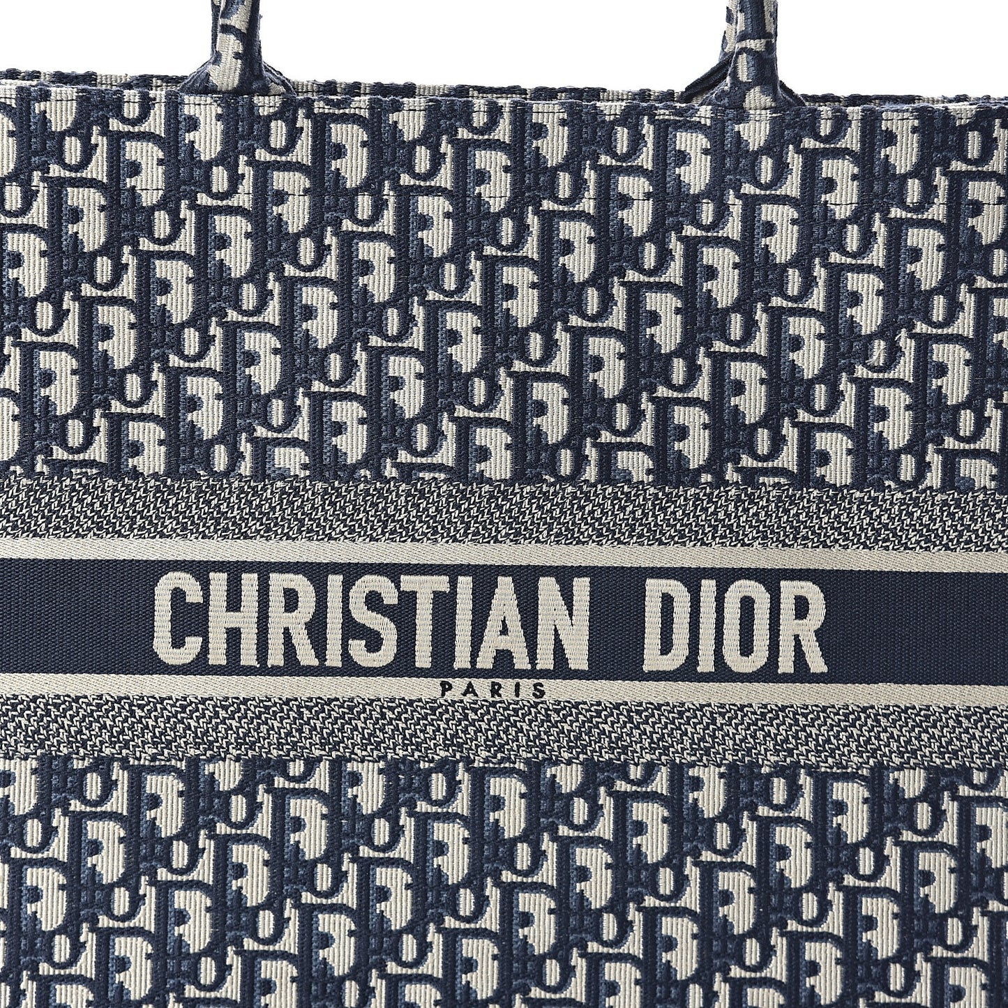 Oblique Book Tote Blue Multicolor