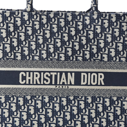 Christian Dior Oblique Book Tote Blue Multicolor 6 of 8