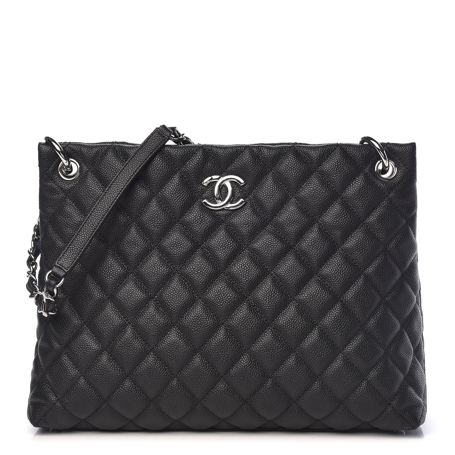 Chanel Caviar Quilted Easy Zip Tote Black 1 of 11