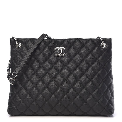 Chanel Caviar Quilted Easy Zip Tote Black 1 of 11