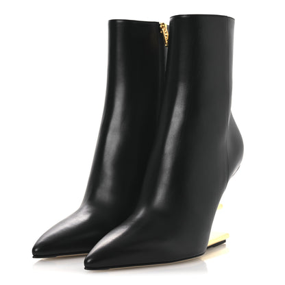 Fendi Nappa Fendi First 95mm Ankle Boots 40 Black 3 of 10