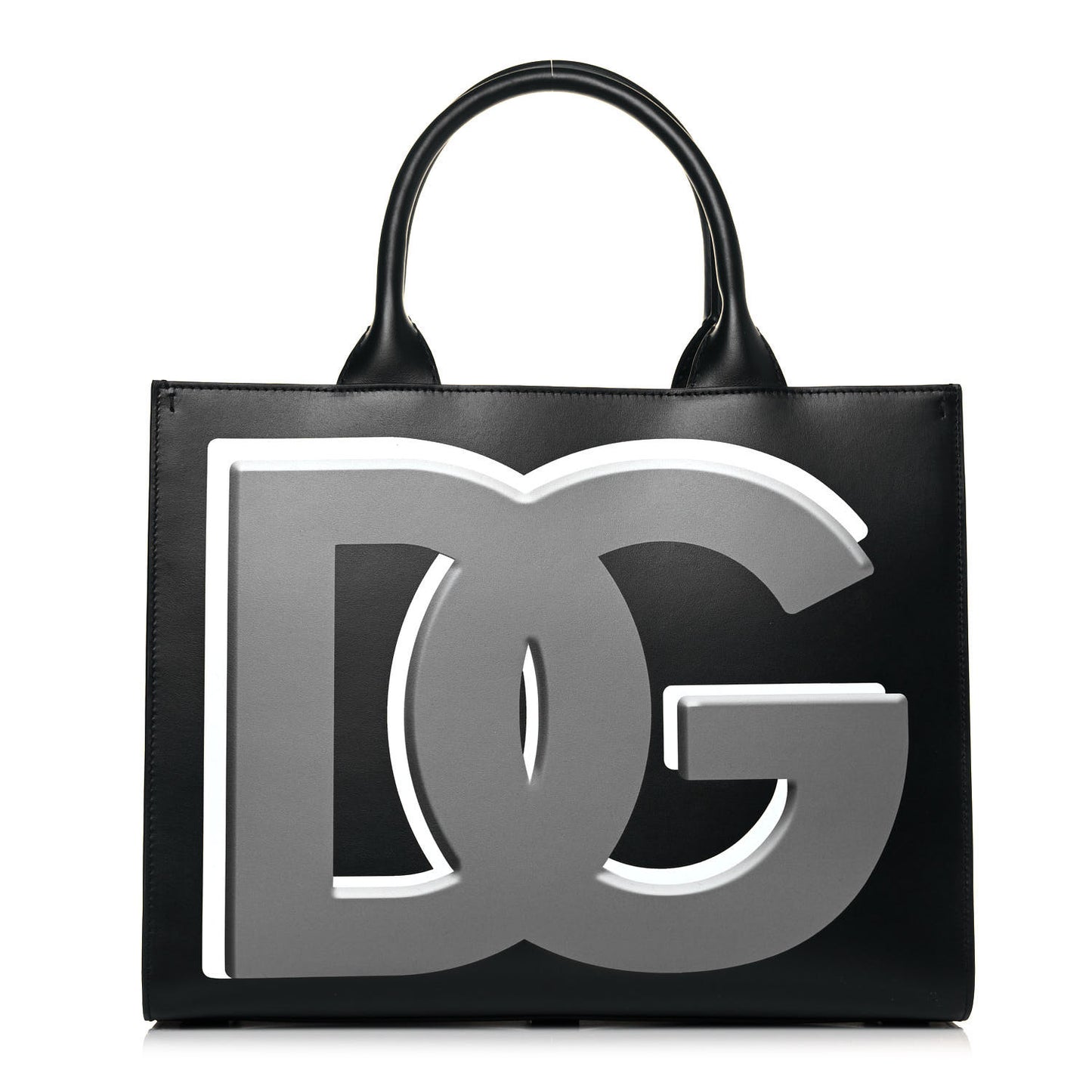 Vitello Small Beatrice Logo Tote Black