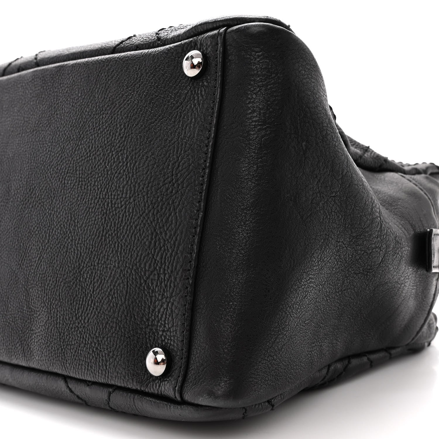 Chanel Calfskin Small Diamond Stitch Tote Black 12 of 12