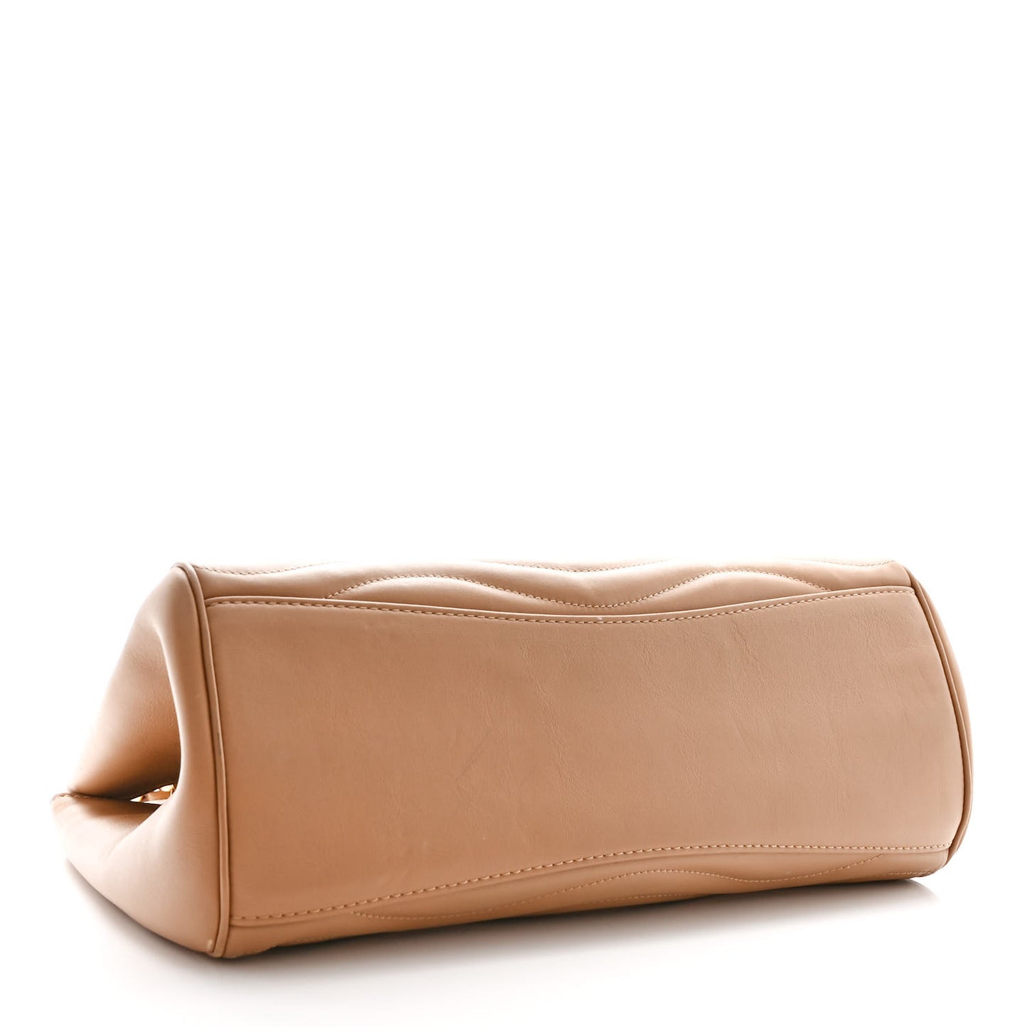 Calfskin New Wave Chain Tote Noisette