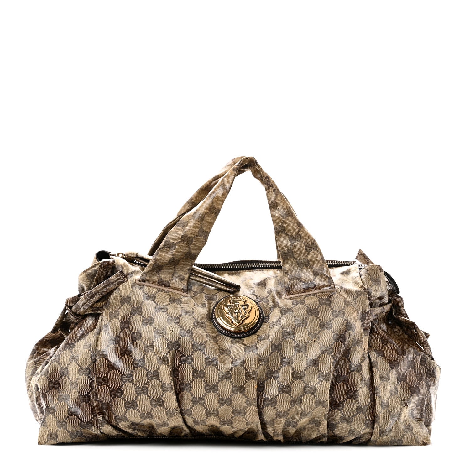 Gucci Crystal Monogram Medium Hysteria Top Handle Bag 1 of 12