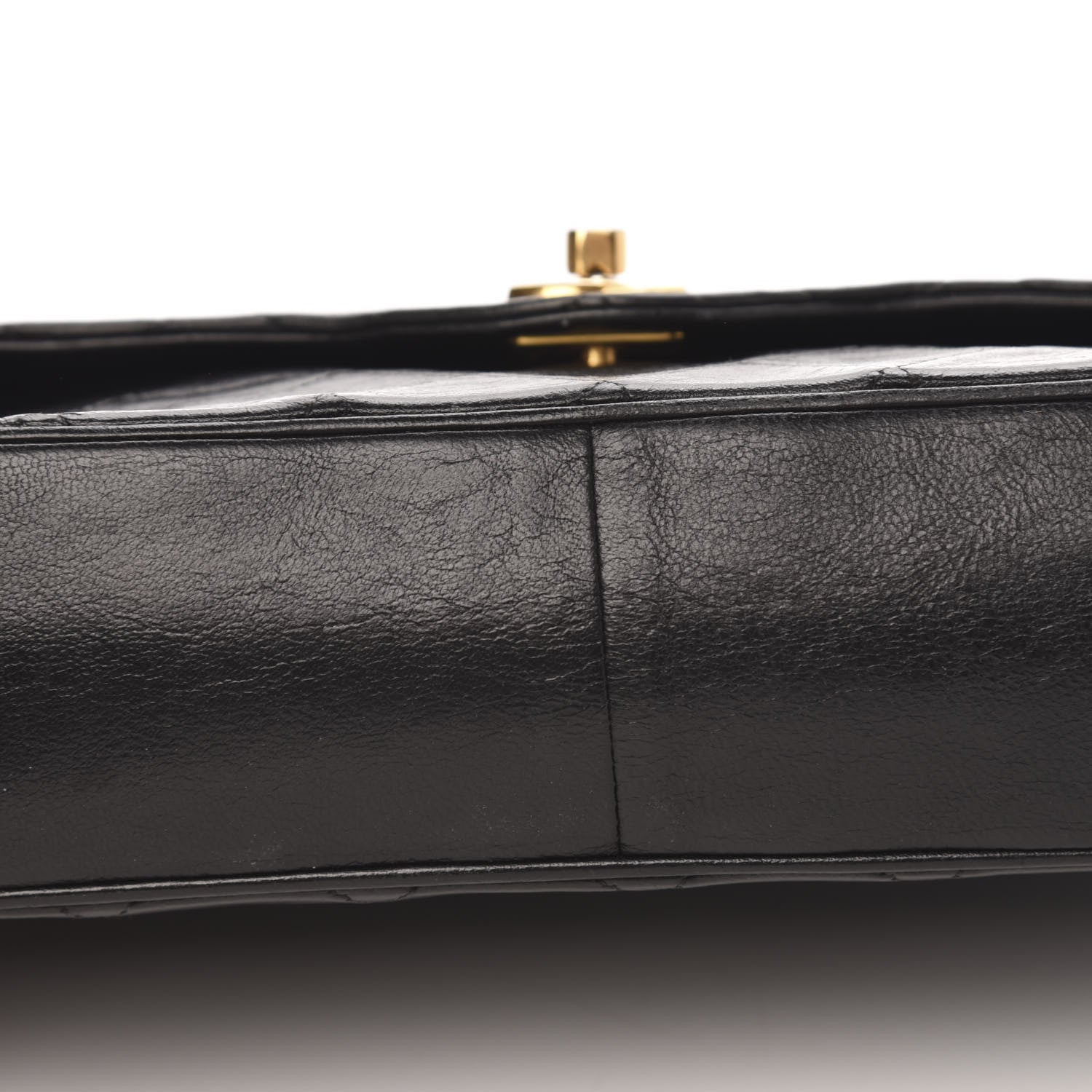Chanel Lambskin Quilted Medium Single Flap Black 9 of 14