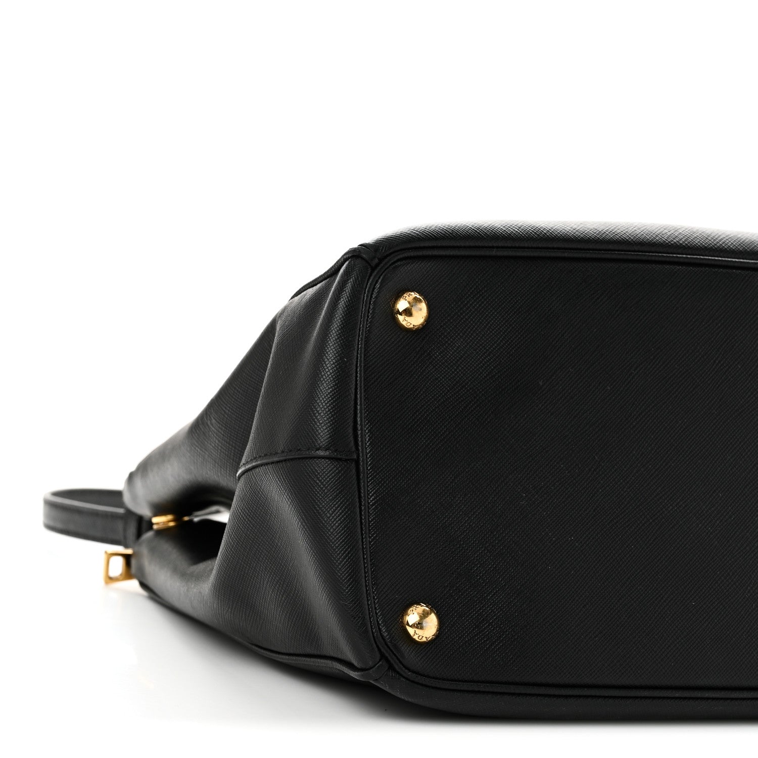 Prada Saffiano Medium Galleria Double Zip Tote Black 8 of 9