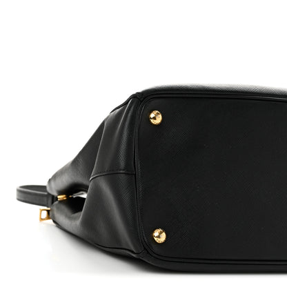 Prada Saffiano Medium Galleria Double Zip Tote Black 8 of 9