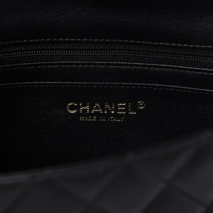 Chanel Lambskin Quilted Mini Rectangular Flap Black 8 of 12