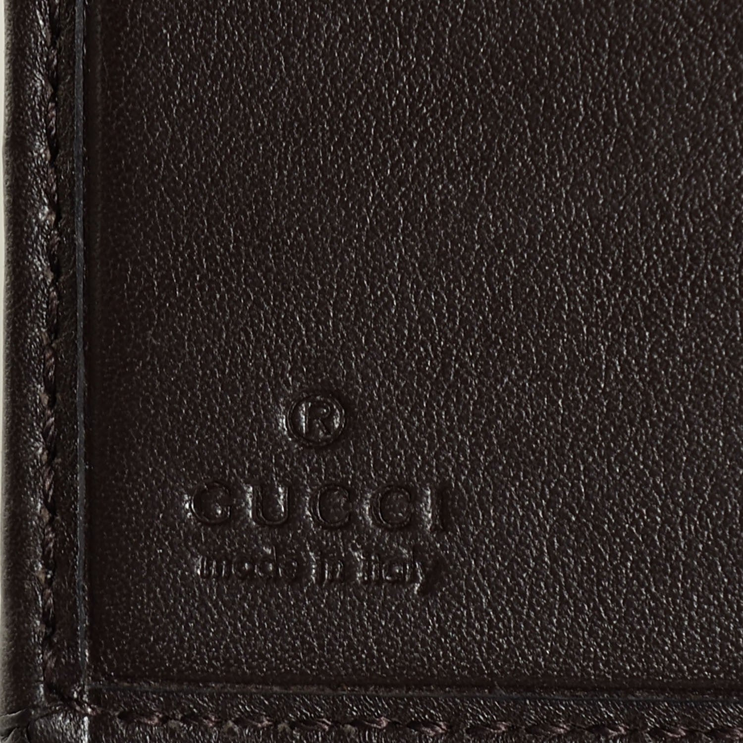 Gucci Monogram Margaux Calfskin Sukey French Flap Wallet Beige Ebony Cocoa 6 of 8