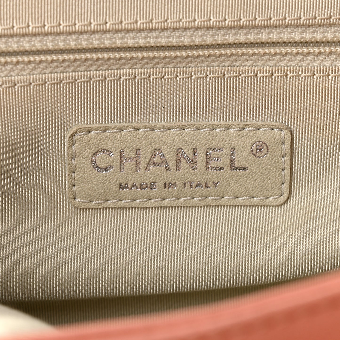 Washed Lambskin Quilted Medium Chain Around Messenger Pink