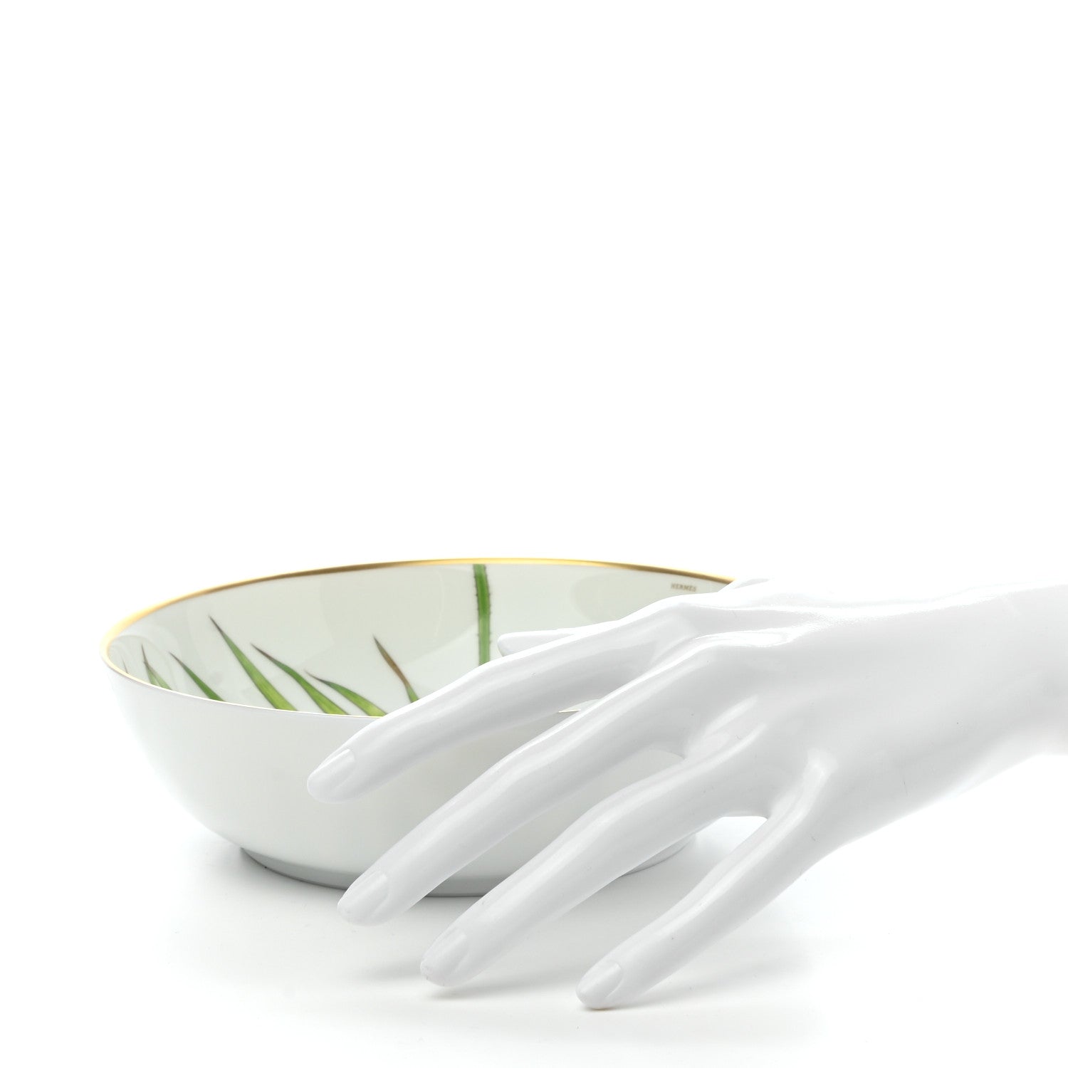 Hermes Porcelain Passifolia Cereal Bowl Set of 2 2 of 10