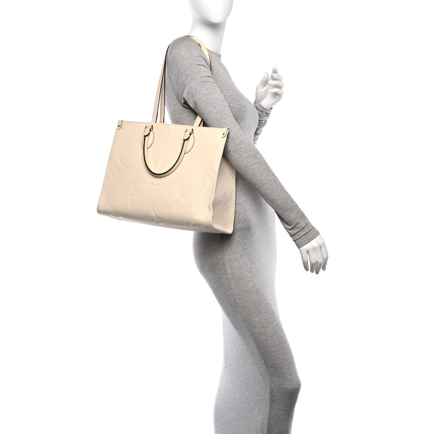 Empreinte Monogram Giant Onthego MM Creme