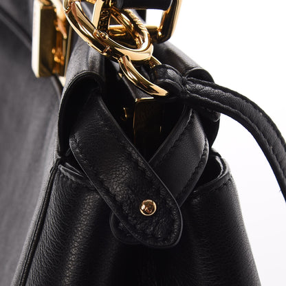 Fendi Nappa Mini Peekaboo Iconic Satchel Black 11 of 12