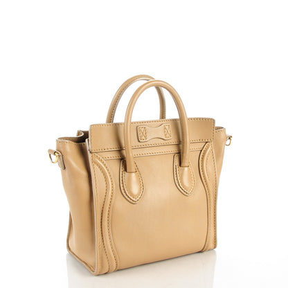 Celine Smooth Calfskin Nano Luggage Camel 3 of 7