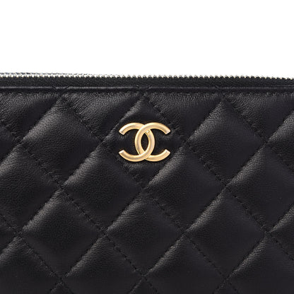 Chanel Lambskin Quilted Small Clutch With Chain Black 9 of 9