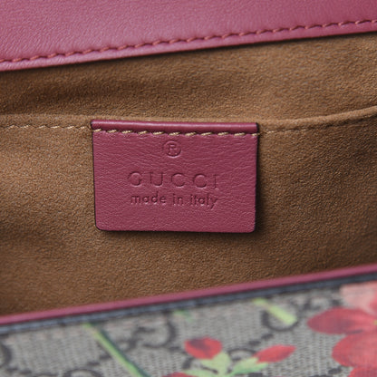 Gucci GG Supreme Monogram Blooms Small Padlock Shoulder Bag Beige Multicolor Dry Rose 6 of 11