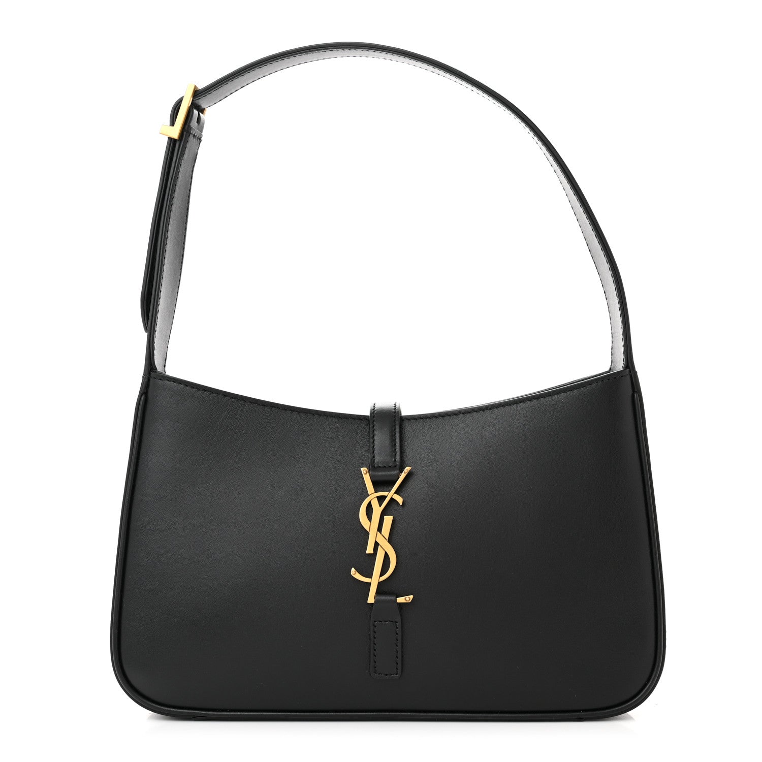 Saint Laurent Smooth Calfskin Le 5 A 7 Hobo Black 1 of 10