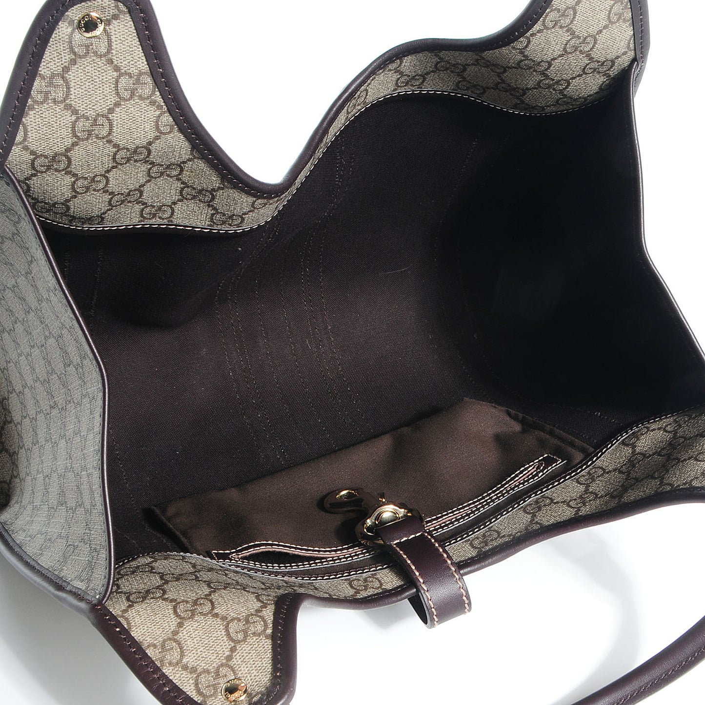 GG Plus Monogram Medium Joy Shoulder Bag Dark Brown
