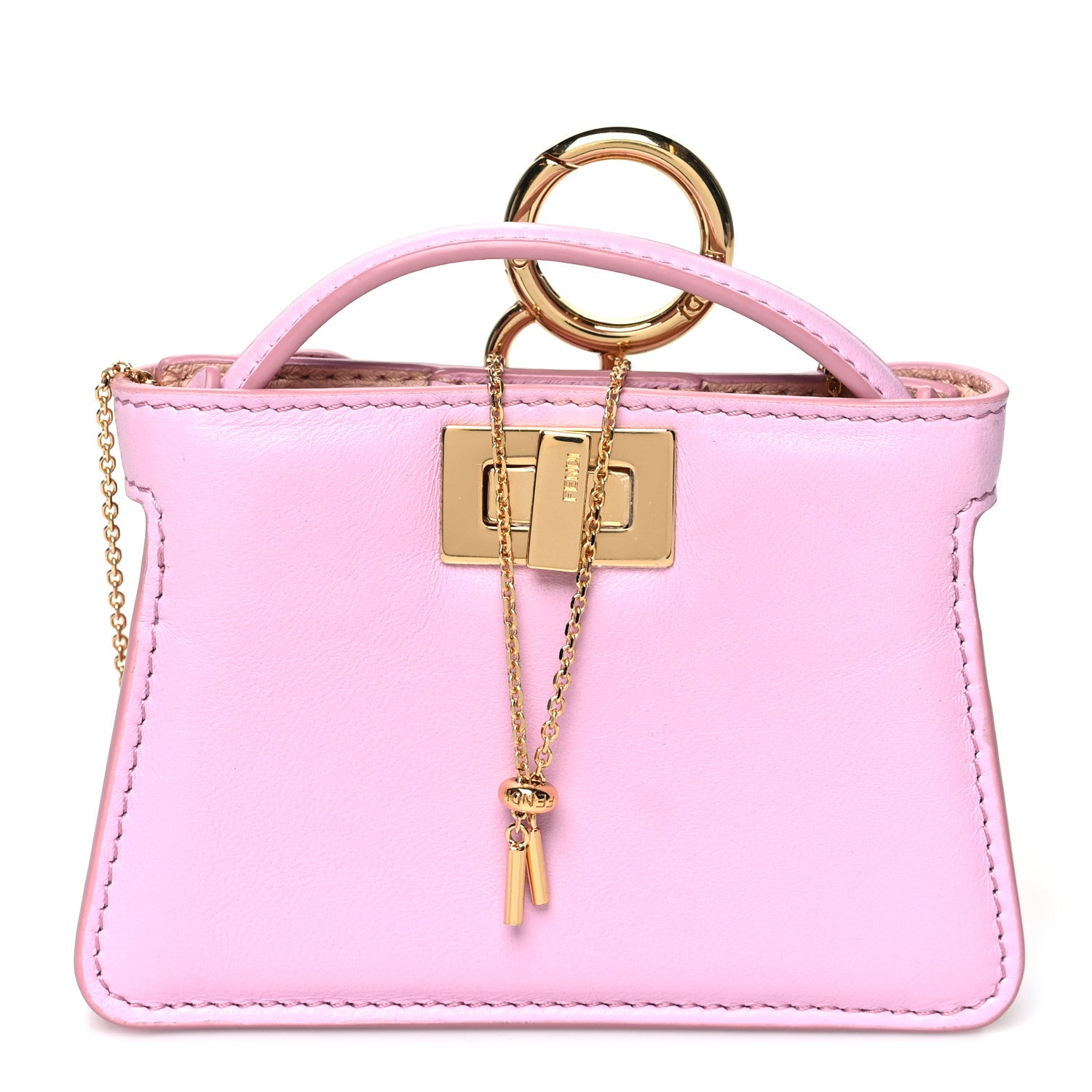 Fendi Nappa Sigma Pico Peekaboo Charm Lavanda 1 of 10