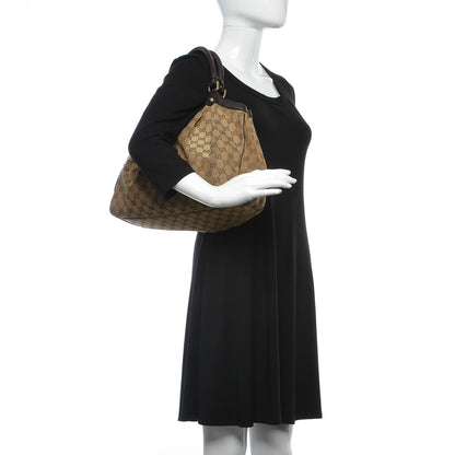 Gucci Monogram Medium Sukey Tote Dark Brown 2 of 16