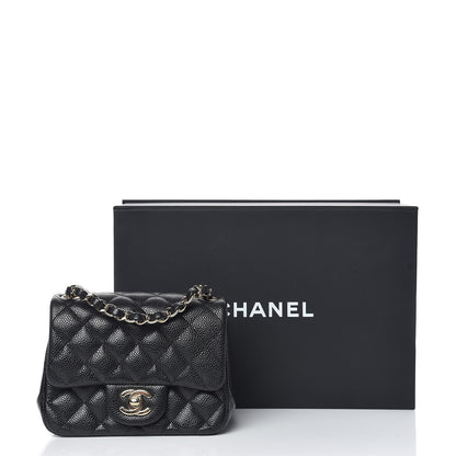 Chanel Caviar Quilted Mini Square Flap Black 10 of 10