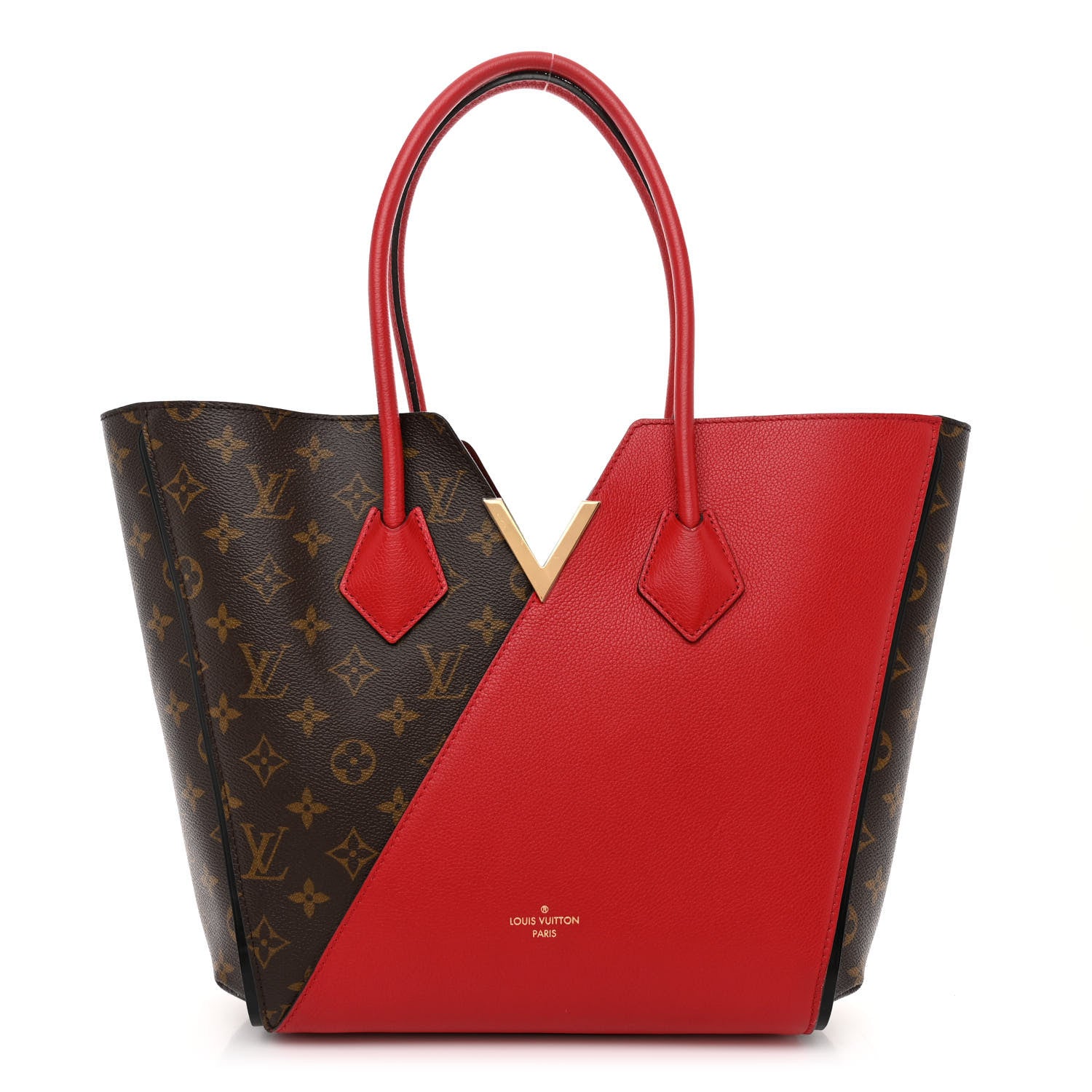 Louis Vuitton Calfskin Monogram Kimono Tote Cherry 1 of 10