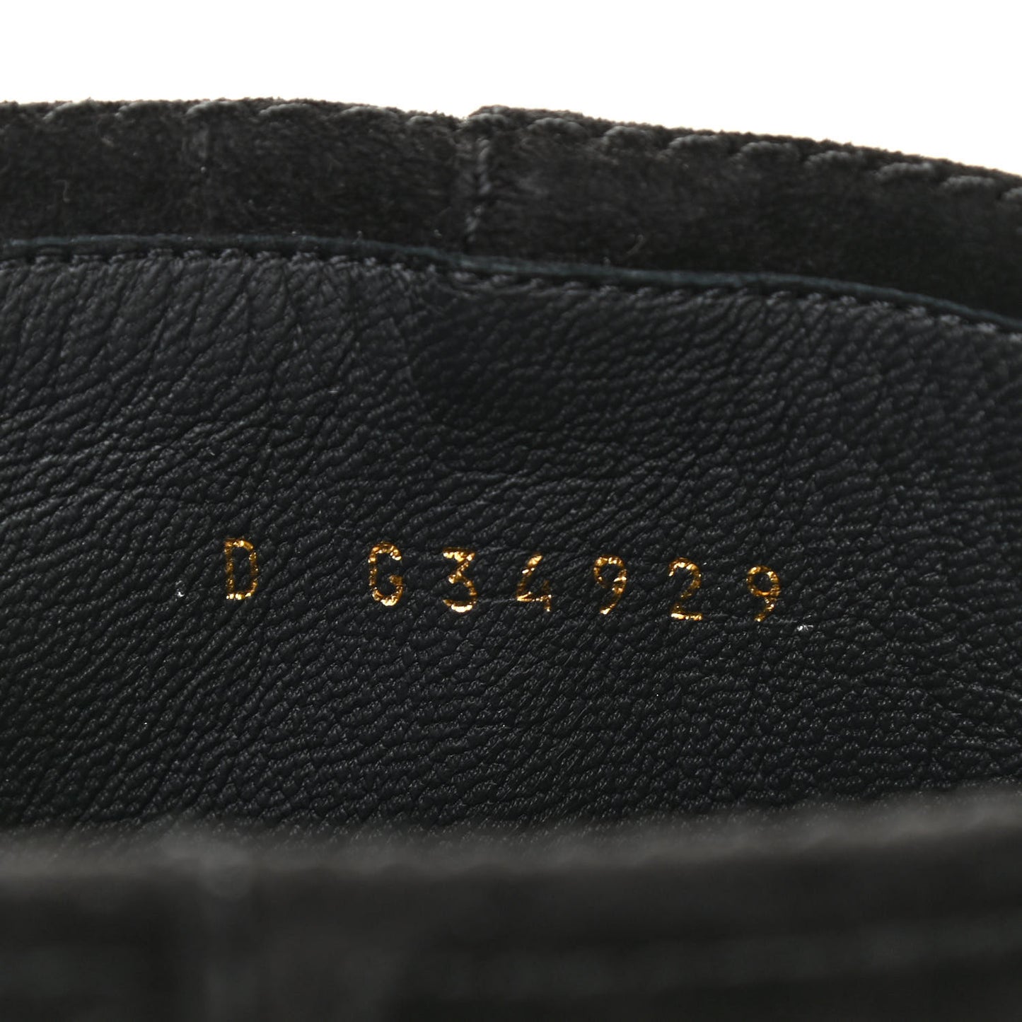 Suede Calfskin Chain CC Short Boots 39.5 Black
