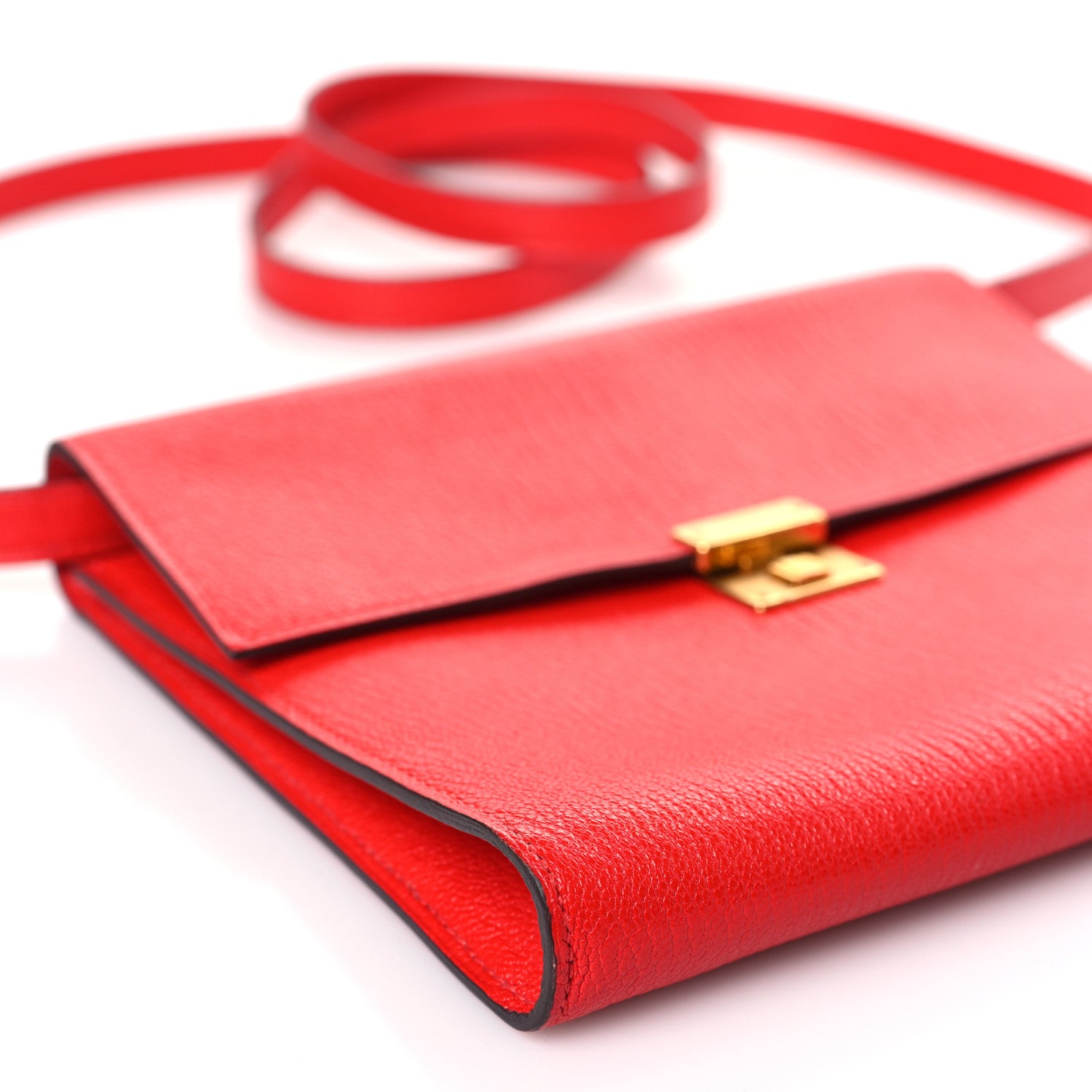 Hermes Chevre Mysore Clic 16 Wallet Rouge de Coeur 8 of 10