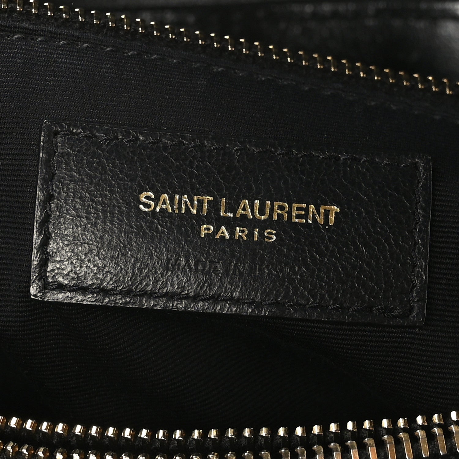 Saint Laurent Calfskin Y Quilted Monogram Large Loulou Chain Satchel Black 6 of 9
