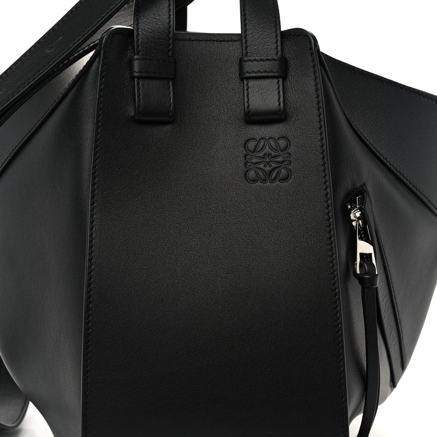 Loewe Calfskin Small Hammock Shoulder Bag Black 8 of 12