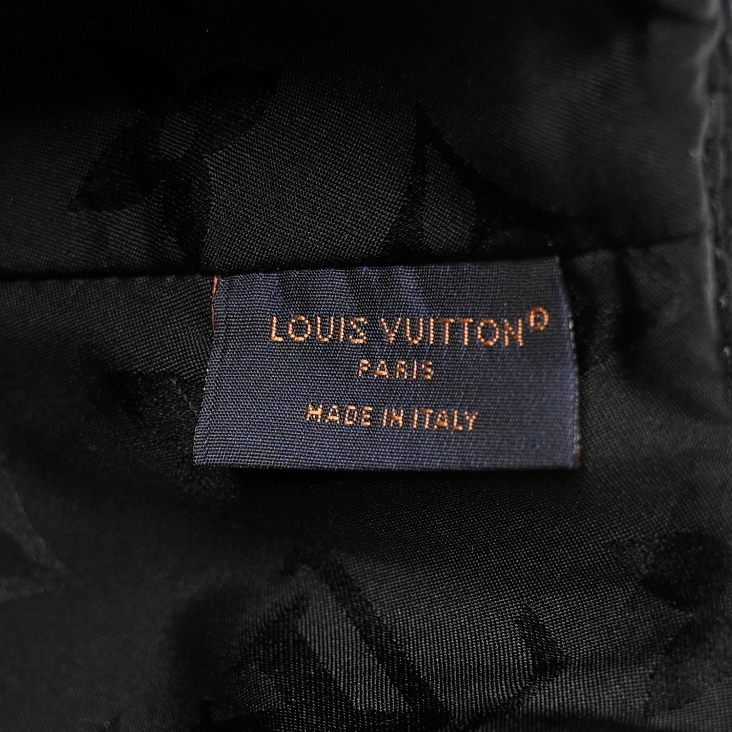 Louis Vuitton Monogram Cotton Jacquard Embroidered LV Day Cap M Black 8 of 11