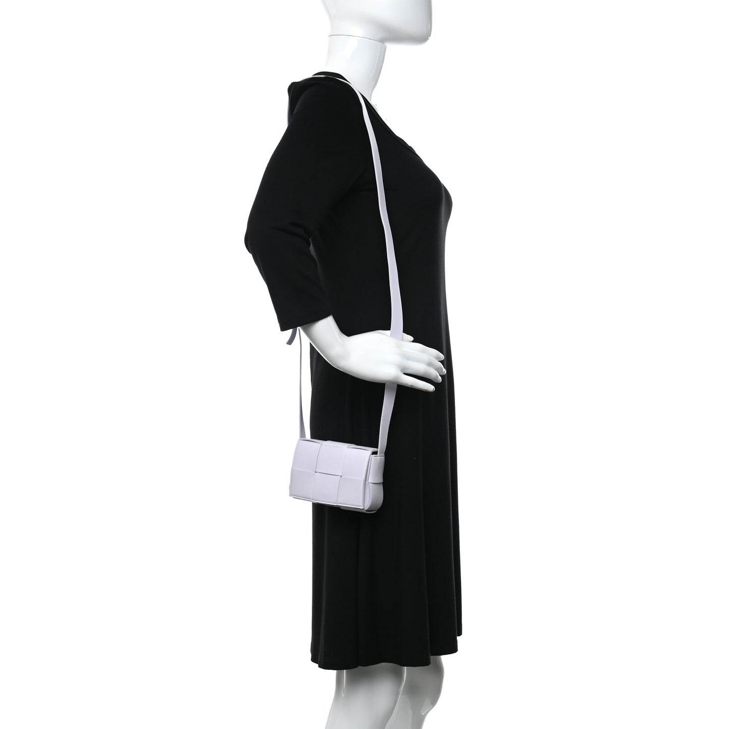 Lambskin Intreccio Candy Cassette Crossbody Bag Wisteria